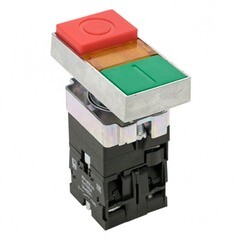Изображение товара Кнопка прямоугольная EKF PROxima LAY5-BW8465 230 В IP40 красно-зеленая (pbn-bw8465)