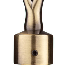 Наконечник Лист d 20 мм бронза 2 шт. - фото 3