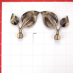 Наконечник Лист d 20 мм бронза 2 шт. - фото 4