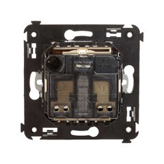 Розетка DKC Avanti встраиваемая бежевая с защитными шторками (6865484) - фото 4