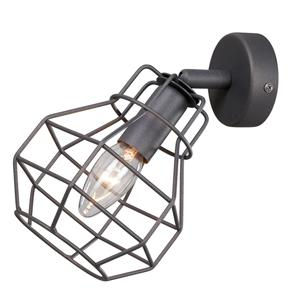 Изображение товара Настенный светильник Vitaluce V4883 E14 40 Вт бронзовый графит IP20 для интерьера