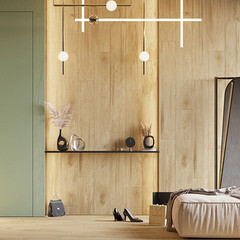 Керамогранит Kerranova Alleya молочный обрезной 1200х200х10 мм (7 шт.=1,68 кв.м) - фото 3