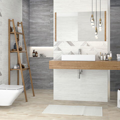 Керамогранит LB Ceramics Аспен светло-серый 603х300х8,5 мм (8 шт.=1,44 кв.м) - фото 3