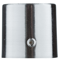 Наконечник Цилиндр d 20 мм серебро 2 шт. - фото 3