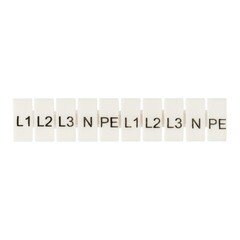 Маркеры для клемм JXB-ST 4 EKF PROxima с символами L1 L2 L3 N PE (100 шт.) (zb-st-4-L-1-3)