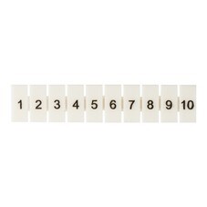 Маркеры для клемм JXB-ST 6 EKF PROxima с нумерацией 1-10 (100 шт.) (zb-st-6-1-10)