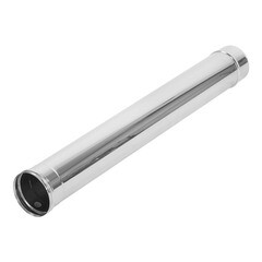 Изображение товара Дымоход d120 х 1000 мм на расширителе зеркальная без изоляции AISI 304