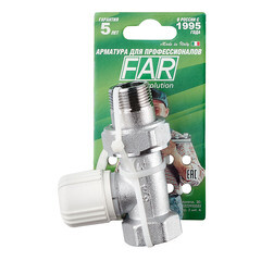 Клапан термостатический Far 3/4 НР(ш) х 3/4 ВР(г) для радиатора (FT 1640 34) - фото 4
