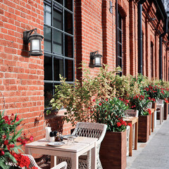 Светильник садово-парковый настенный Outdoor Salamanca коричневый E27 60 Вт IP44 (O031WL-01BR) - фото 2