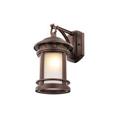 Светильник садово-парковый настенный Outdoor Salamanca коричневый E27 60 Вт IP44 (O031WL-01BR) - фото 1