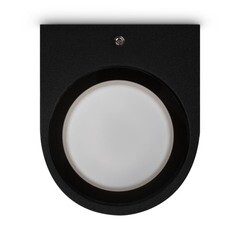 Светильник садово-парковый настенный Outdoor Slat черный GU10 60 Вт IP54 (O044WL-01B) - фото 3