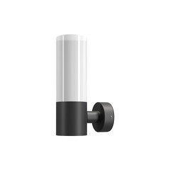 Светильник садово-парковый настенный Outdoor Willis черный E27 60 Вт IP54 (O418WL-01B) - фото 1