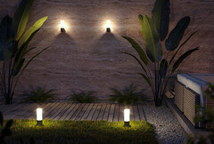 Светильник садово-парковый настенный Outdoor Willis серый E27 60 Вт IP54 (O418WL-01GR) - фото 2