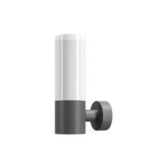 Светильник садово-парковый настенный Outdoor Willis серый E27 60 Вт IP54 (O418WL-01GR) - фото 1