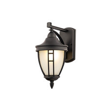 Светильник фасадный настенный Outdoor Rivoli черный E27 60 Вт IP44 (O027WL-01B)