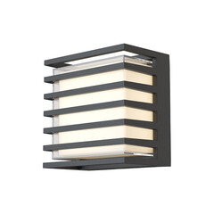 Светильник светодиодный садово-парковый настенный Outdoor Downing Street черный 3000К 60 Вт IP65 (O020WL-L10B4K) - фото 1