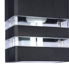 Светильник садово-парковый настенный Outdoor Unter den Linden черный E27 120 Вт IP54 (O578WL-02B) - фото 2