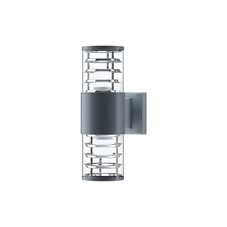 Светильник фасадный настенный Outdoor Bronx серый E27 120 Вт IP54 (O576WL-02GR)