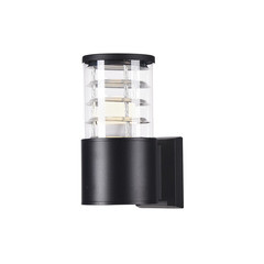 Светильник садово-парковый настенный Outdoor Bronx черный E27 60 Вт IP54 (O576WL-01B) - фото 1