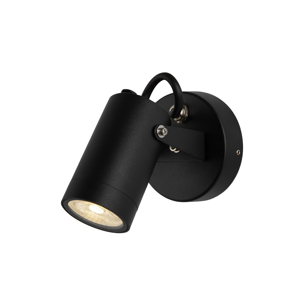 Изображение товара Настенный садово-парковый светильник Outdoor Scope черный GU10 IP65 60 Вт