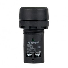 Кнопка возвратная EKF PROxima SW2C-11 230 В IP54 зеленая (sw2c-11s-g) - фото 4