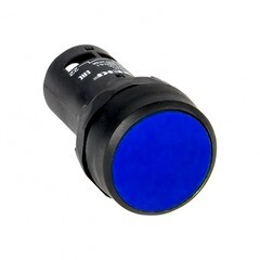 Кнопка возвратная EKF PROxima SW2C-11 230 В IP54 синяя (sw2c-11s-b) - фото 1