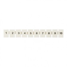 Маркеры для клемм JXB-ST 1,5 EKF PROxima с нумерацией 1-10 (100 шт.) (zb-st-1.5-1-10)