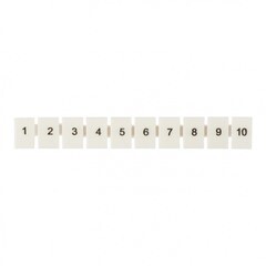 Маркеры для клемм JXB-ST 1,5 EKF PROxima с нумерацией 1-10 (100 шт.) (zb-st-1.5-1-10)
