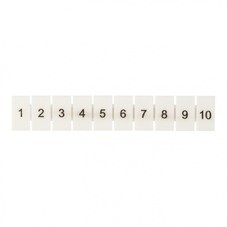 Маркеры для клемм JXB-ST 2,5 EKF PROxima с нумерацией 1-10 (100 шт.) (zb-st-2.5-1-10)
