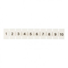 Маркеры для клемм JXB-ST 2,5 EKF PROxima с нумерацией 1-10 (100 шт.) (zb-st-2.5-1-10)