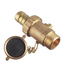 Кран шаровой латунный Itap 3/4 НР(ш) х 3/4 НР(ш) ручка со штуцером прямой - фото 3