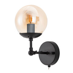 Бра Arte Lamp Bolla E14 60 Вт 220 В черное IP20 (A1664AP-1BK) - фото 1