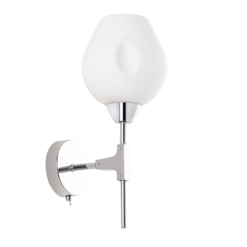 Изображение товара Бра Arte Lamp Yuka E27 60 Вт настенное в стиле Ар-деко хром IP20