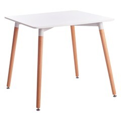 Изображение товара Стол кухонный квадратный 0,8х0,8 м белый John (15173)