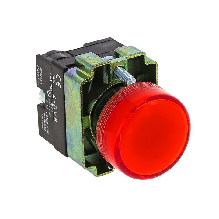 Изображение товара Лампа сигнальная EKF PROxima BV64 230 В IP54 красная (xb2-bv64)