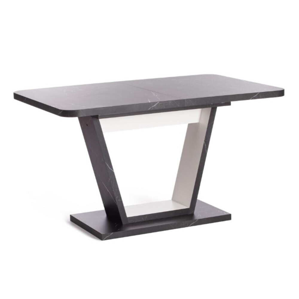 Изображение товара Кухонный раздвижной стол Vox 1,32х0,85 м черный мрамор стильный современный