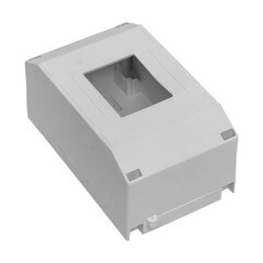 Щит распределительный навесной EKF PROxima КМПН 1/4 пластиковый IP20 130х90х65 мм 4 модуля светло-серый - фото 3