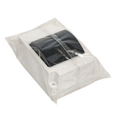 Щит распределительный навесной EKF PROxima КМПН 1/4 пластиковый IP30 140х100х65 мм 4 модуля прозрачная дверь светло-серый - фото 2