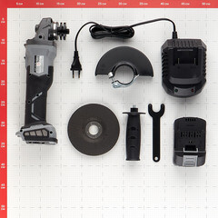 Шлифмашина угловая аккумуляторная Интерскол УШМ-125/18В 18 В 4Ач Li-Ion d125 мм 1 АКБ и ЗУ (578.4.1.70) - фото 5