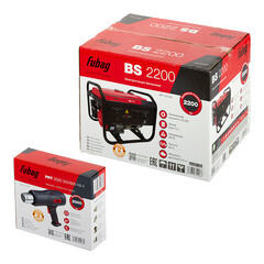 Генератор бензиновый Fubag BS 2200 2 кВт с термофеном PRT 2000 (431246.1) - фото 3