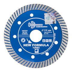 Диск алмазный по бетону Trio-Diamond New Formula Turbo 115х22,2х2,2 мм турбо сухой рез (t101) - фото 1