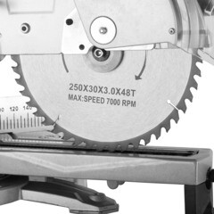 Пила торцовочная электрическая Patriot MS 255 (190301855) 1800 Вт 250 мм - фото 2