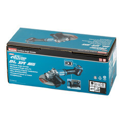 Шлифмашина угловая аккумуляторная Makita XGT GA037GZ 40 В d180 мм без АКБ и ЗУ (GA037GZ) - фото 4