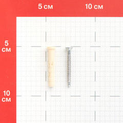Дюбель-гвоздь Hard-Fix 6x40 мм цилиндрическая манжета нейлон (900 шт.) - фото 5