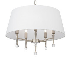 Люстра потолочная Freya Rosemary E14 200 Вт 13,33 кв.м (FR2190PL-05N1) - фото 3