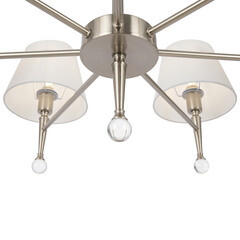 Люстра потолочная Freya Rosemary E14 280 Вт 18,66 кв.м (FR2190PL-07N) - фото 4