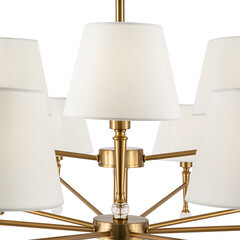 Люстра потолочная Freya Rosemary E14 480 Вт 32 кв.м (FR5190PL-12BS1) - фото 2