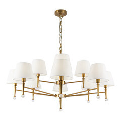 Люстра потолочная Freya Rosemary E14 480 Вт 32 кв.м (FR5190PL-12BS1) - фото 1