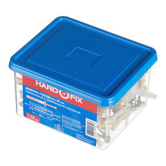 Дюбель-гвоздь Hard-Fix 6x40 мм грибовидная манжета нейлон (120 шт.) - фото 3