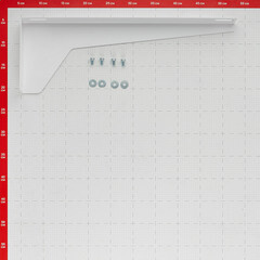 Кронштейн Andrea Cosmos для раковины для стиральной машины правый (27732) - фото 2